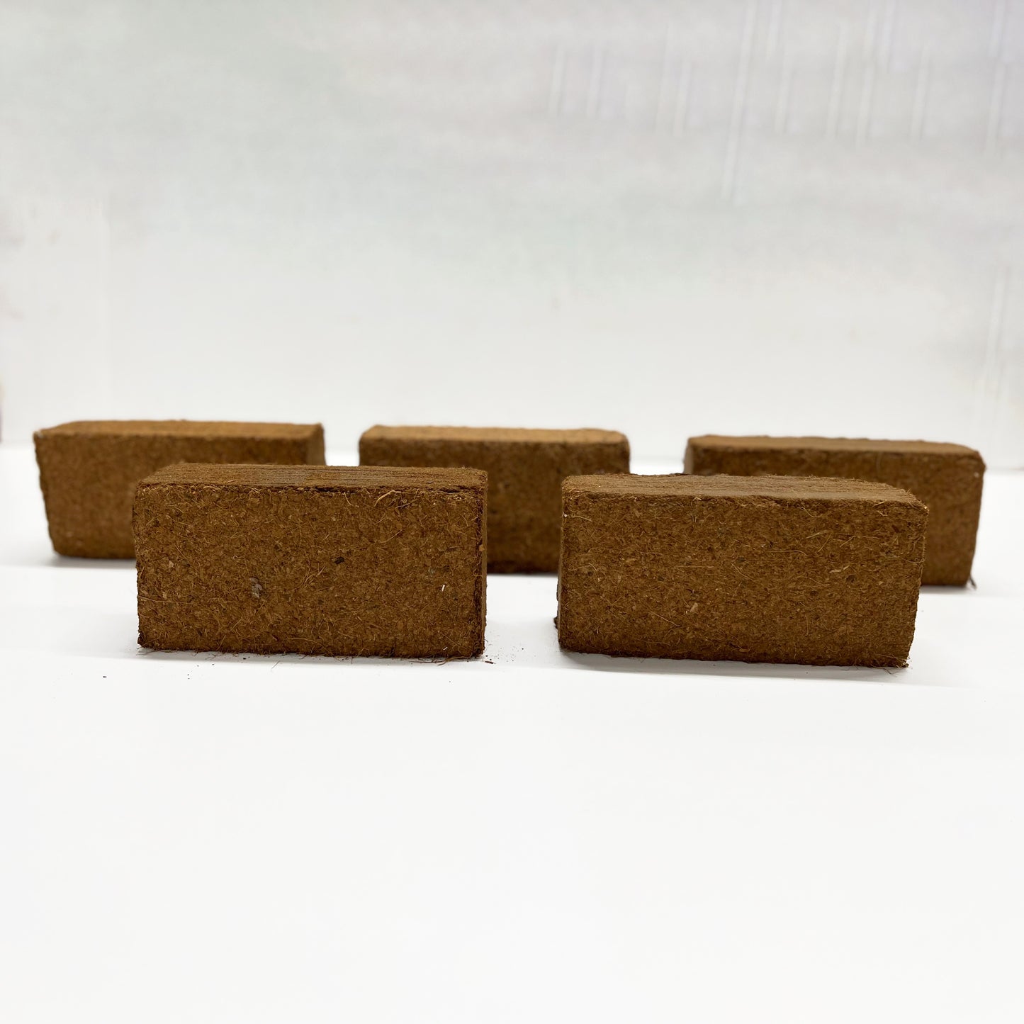 5 Bricks Pack, Best Coco Peat-Premium Coir Pith , 650g/1.4 Lbs, Lowest EC & Ph Value