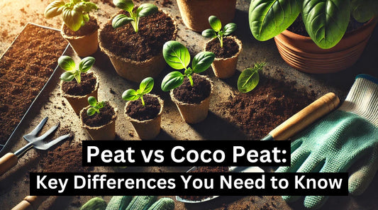 What is the main difference between peat and coco peat?